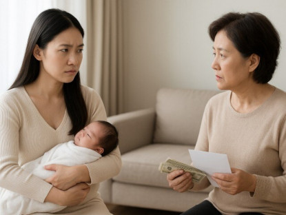 Sinh xong được mẹ chồng tặng 2 tỷ kèm điều kiện, tôi không nhận và ôm con về ngoại luôn