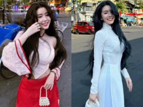 "Nữ thần học đường" diện áo dài trắng gây sốc visual, từng lên báo nước ngoài vì vẻ ngoài rạng rỡ