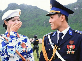 Nhan sắc cực phẩm của cặp đôi được "Tổ quốc se duyên" hot nhất MXH, visual cực phẩm tựa bước ra từ phim