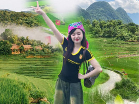Địa điểm "hot" nhất hiện nay có cung đường chữ S rực rỡ cờ đỏ sao vàng đẹp như tranh, thỏa mãn khách đi chill lẫn khám phá