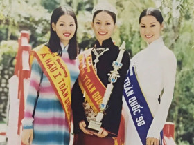 Á hậu có vòng eo đẹp nhất showbiz, rời đỉnh cao sự nghiệp để lấy chồng họa sĩ, giờ làm mẹ 4 con vẫn trẻ như thời son rỗi
