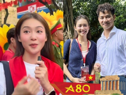 Hot girl miền Nam rạng rỡ trong đội diễu hành A80: Là người đẹp phim giờ vàng quen mặt, 21 tuổi tậu nhà view nhìn ra sông