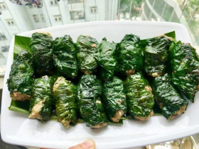 Làm chả lá lốt, người kinh nghiệm lâu năm dặn, nhớ thêm một bước nữa, chả luôn xanh, đẹp mắt không bị thâm, đen xỉn