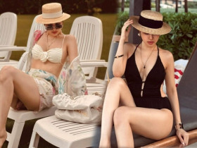 Dâu hào môn Phanh Lee diện bikini chỉ trung thành 2 gam màu, vẫn toát thần thái phu nhân nghìn tỷ
