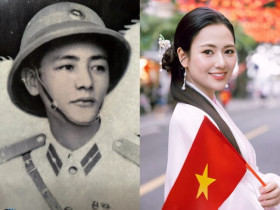 "Bạn thân" Phương Oanh khoe ảnh bố thời quân ngũ có visual sáng bừng, con gái thừa hưởng gen cực phẩm nên đẹp không cần sửa