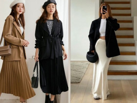Phụ nữ tuổi nào cũng không nên bỏ qua công thức "1 váy - 1 áo", xuống phố ngày thu thành tâm điểm giữa đám đông