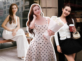 10 set đồ đen trắng mà vẫn “hack tuổi” của "con gái" nữ hoàng ảnh lịch, chả trách U40 vẫn ngày càng nhuận sắc