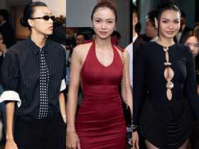 Dana Phương Oanh hoá “tổng tài” cuốn hút, xuất hiện khác biệt bên dàn mỹ nhân gợi cảm