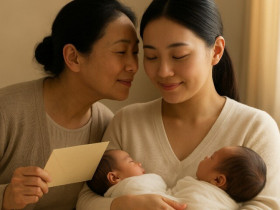 Tôi sinh đôi 2 bé gái, mẹ chồng tặng cho 5 tỷ và thì thầm nói một câu khiến tôi nghẹn ngào