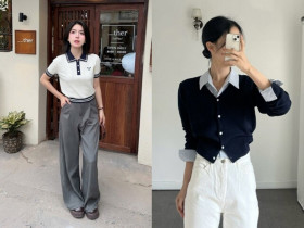 Mặc áo len mùa thu thế nào để trông sang? Chị em lương 5 triệu học cách phối của blogger thời trang hóa thành con nhà giàu