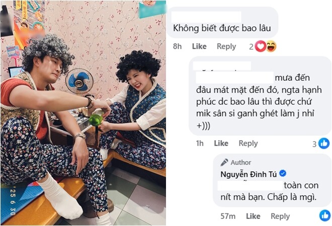 Đình Tú đáp trả khi bị dân mạng nói yêu Ngọc Huyền &#34;không biết được bao lâu&#34; - 2