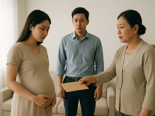 Về ra mắt khi bụng bầu 3 tháng, mẹ chồng tương lai đưa cọc tiền, tôi lặng lẽ hủy hôn