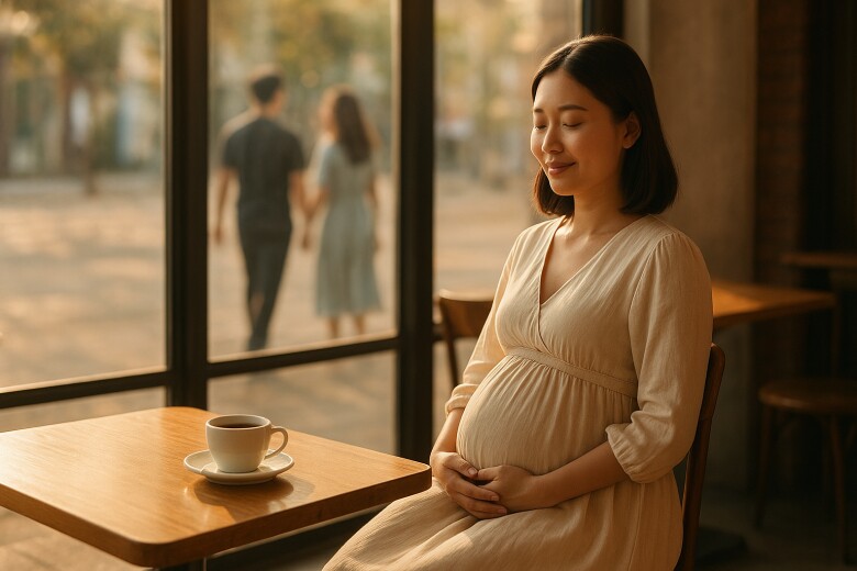 Bầu 6 tháng, tôi gặp chồng cũ nắm tay bạn gái mới, nhìn chiếc váy cô ấy mặc tôi mỉm cười - 1