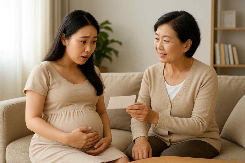 Chị dâu đẻ mẹ chồng cho 500 triệu, tôi đẻ bà đưa cho 1 phong bì, mở ra tôi ngỡ ngàng - 1