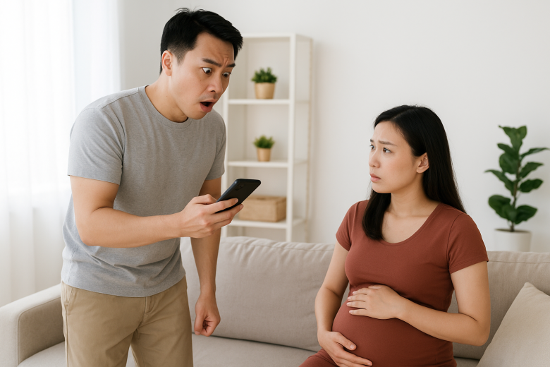 Có việc về nhà đột xuất, tôi không thể tin nổi khi nhìn thấy vợ bầu bên nhà hàng xóm - 1