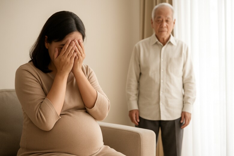 Cưới nhau 5 năm chưa có con, một lần bố chồng lên chơi tôi suy sụp biết lý do - 2
