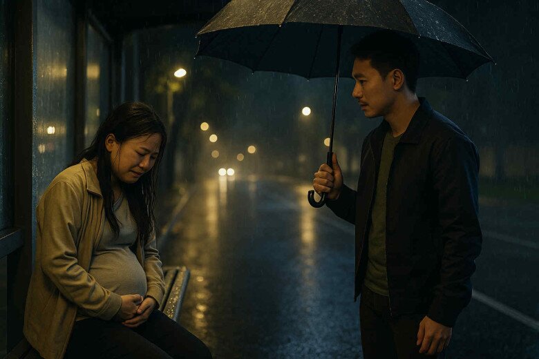 Đêm mưa, tôi đưa cô gái có bầu bị bỏ rơi về nhà, giờ tôi là bố của 3 đứa trẻ - 1
