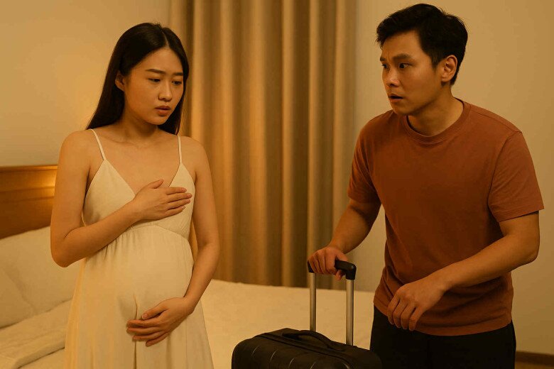 Đi công tác xa về nhớ vợ, vừa thay đồ ra tôi sững sờ nhìn vòng 1 khác lạ của cô ấy - 1