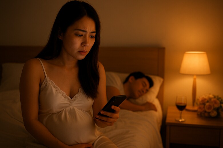 Giấu quá khứ đen tối, tôi cố tình có bầu để cưới anh, đêm tân hôn bỗng nhận 1 tin nhắn lạ - 1