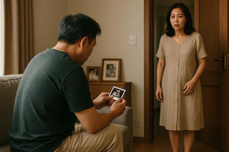 Hơn 40 tuổi muộn con chồng chẳng sốt ruột, về nhà đột xuất tôi điếng người biết nguyên nhân - 1