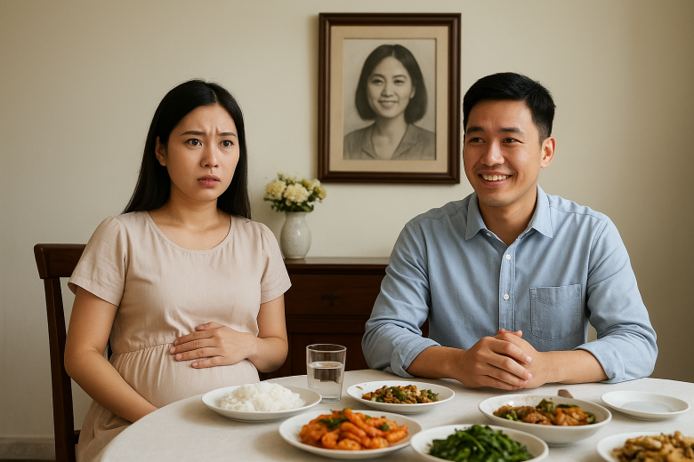 Lỡ có bầu nhà trai giục cưới, ngày về ra mắt tôi đứng sững khi thấy một tấm ảnh - 1