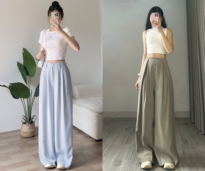 4 cách chọn quần ống rộng không bao giờ sai, phù hợp với mọi dáng người, chị em nên bỏ túi để diện đẹp hơn - 2