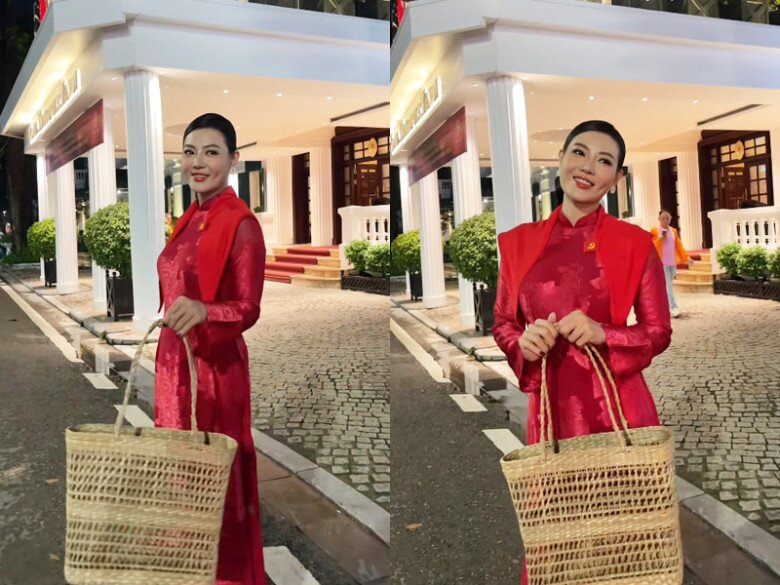 Chưa đến Tết, áo dài đỏ đã chiếm sóng MXH, hội mỹ nhân Việt tuổi nào cũng nhiệt tình khoe sắc mừng Quốc khánh - 3