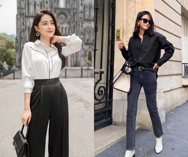Cất sơ mi đen trắng đi, những màu áo sơ mi đẹp nhất diện mùa thu này đã lộ diện, giúp chị em mặc vào liền trẻ lại 10 tuổi - 1