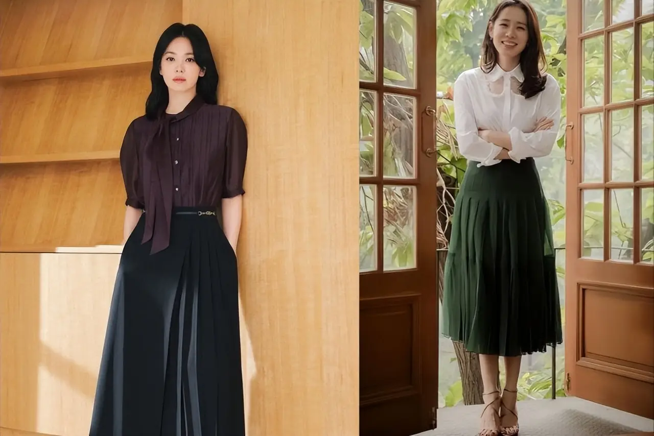 Chân váy xếp ly trở lại, chị em nhất định phải biết 4 cách mặc “đỉnh chóp” để trông đẹp thanh lịch như Song Hye Kyo - 3
