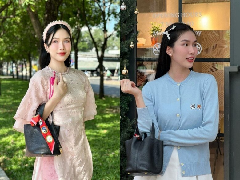 Con dâu Á hậu của hiệu trưởng trường đại học, mỗi ngày xách một chiếc túi hiệu trăm triệu ra phố - 17