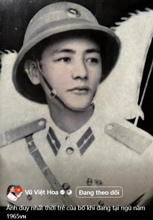 &#34;Bạn thân&#34; Phương Oanh khoe ảnh bố thời quân ngũ có visual sáng bừng, con gái thừa hưởng gen cực phẩm nên đẹp không cần sửa - 4