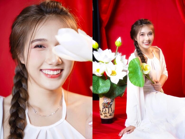 Hotgirl bóng chuyền 19 tuổi cao 1m73, nhan sắc được khen xinh hơn cả hoa hậu, nở một nụ cười mà vạn người mê - 7