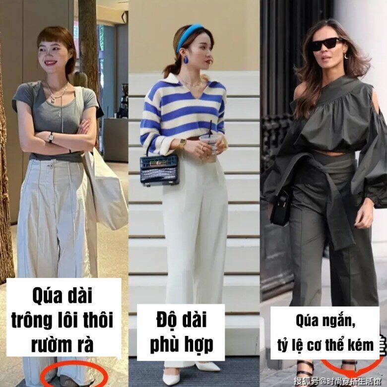 Mặc quần ống rộng mùa Thu Đông, chị em cứ áp dụng công thức &#34;3-3-3&#34; tránh dìm dáng và không lo quê mùa - 2