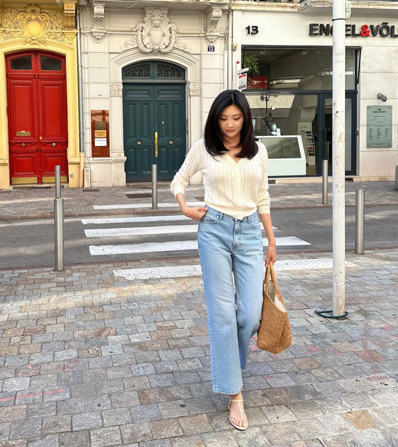 Mặc quần ống rộng mùa Thu Đông, chị em cứ áp dụng công thức &#34;3-3-3&#34; tránh dìm dáng và không lo quê mùa - 7
