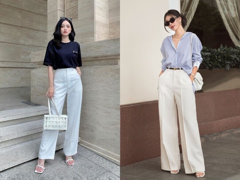 Mặc quần ống rộng mùa Thu Đông, chị em cứ áp dụng công thức &#34;3-3-3&#34; tránh dìm dáng và không lo quê mùa - 3