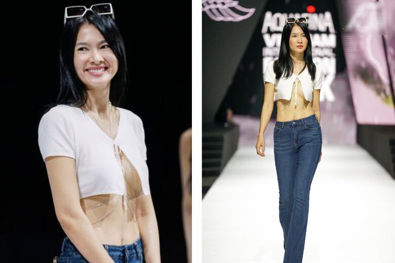 &#34;Mẹ chồng&#34; U45 vẫn có body nhiều thiếu nữ chào thua, diện toàn áo ngắn cỡ gang tay khiến dân mạng sợ lộ hàng - 5