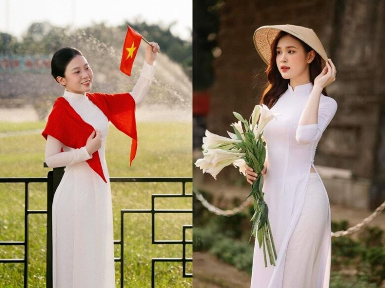 Ngắm dàn mỹ nhân VTV mặc áo dài rực rỡ, dậy từ 5 giờ sáng vẫn xinh như hoa tham dự buổi hợp luyện mừng Quốc khánh - 11