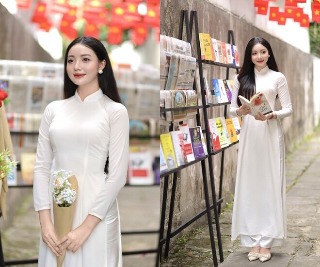 Những kiểu tóc đẹp để phối cùng áo dài khi chụp ảnh 2/9, tôn lên ngũ quan hài hòa lại giúp chị em &#34;hack&#34; tuổi - 1
