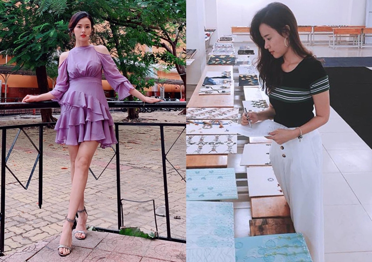 Nữ giảng viên nhiều sổ đất nhất Vbiz có nhan sắc xinh đẹp như tiên, đi làm mỗi ngày một bộ không trùng lặp - 14