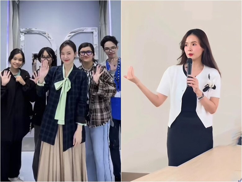 Nữ giảng viên nhiều sổ đất nhất Vbiz có nhan sắc xinh đẹp như tiên, đi làm mỗi ngày một bộ không trùng lặp - 15