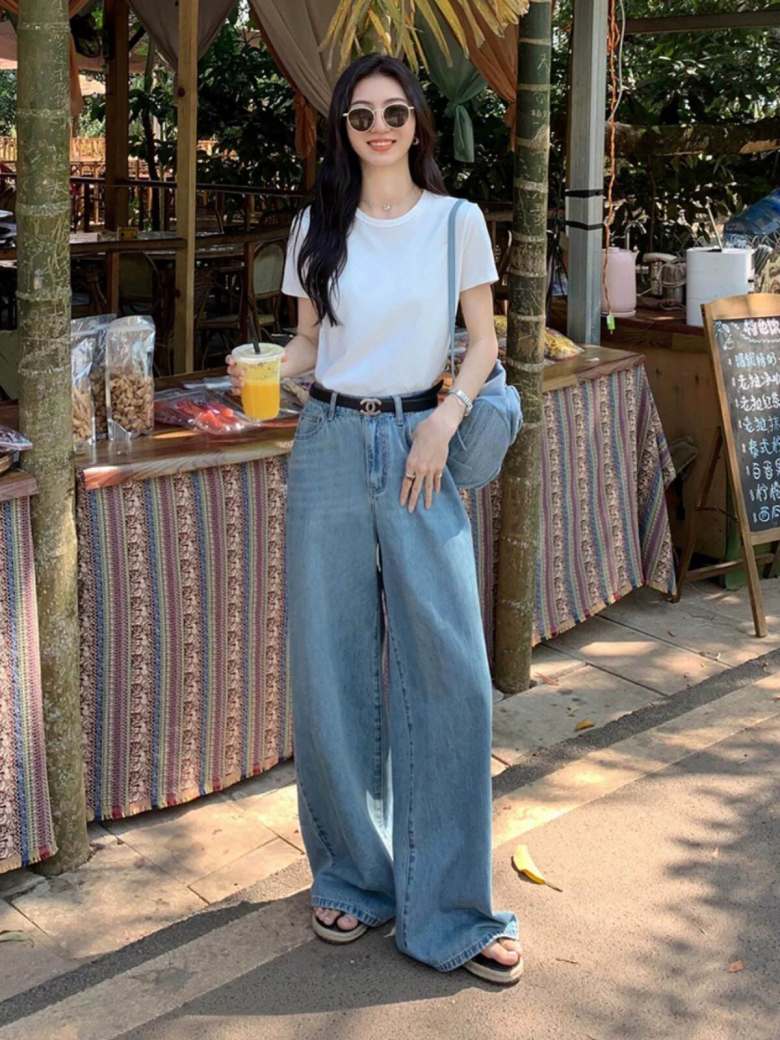 Sắp sang thu, chị em phối 4 kiểu áo này với quần ống rộng đơn giản mà thời trang hơn khối đồ hiệu - 1