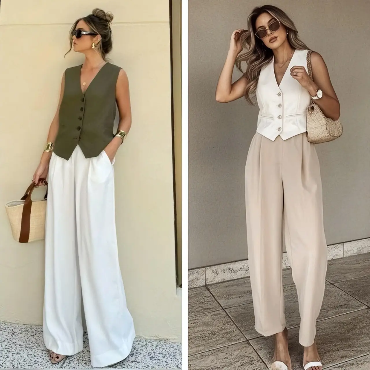 Bỏ qua áo phông, sơ mi nhạt nhẽo, hội mỹ nhân Việt diện quần ống rộng với kiểu áo này giúp cao - gầy - sang tức thì - 11