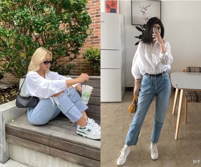 Tại sao giày thể thao trắng bị “xếp xó” khi diện với quần jeans, phụ nữ 30+ sành thời trang thích 4 kiểu này hơn - 1