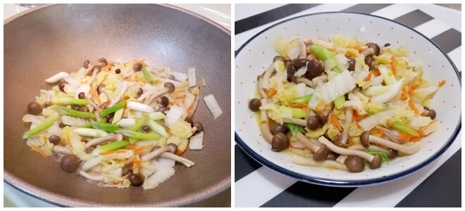 Là rau nhưng vitamin C cực cao, còn lớn hơn cả táo, đem xào với nấm được món chay ngon thanh mát, bổ dưỡng - 7