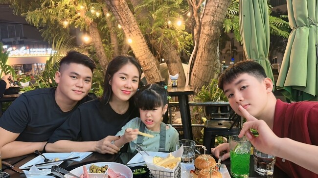 Lê Phương kể chuyện con trai 1m8 bám bố dượng, mẹ hỏi chuyện còn đáp: &#34;Con nói với ba được rồi!&#34; - 8