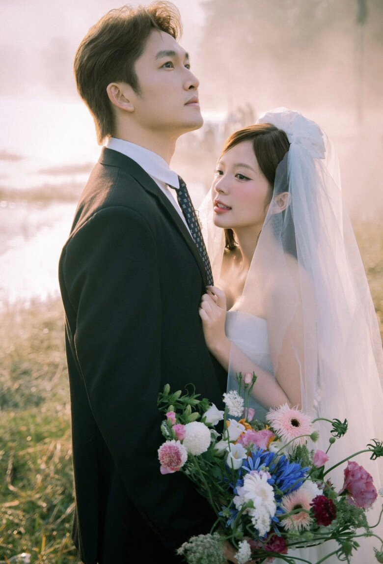 Ngọc Huyền tung ảnh cưới &#34;dậy từ 3h sáng để săn sương&#34; với Đình Tú, hé lộ về ngày trọng đại - 6