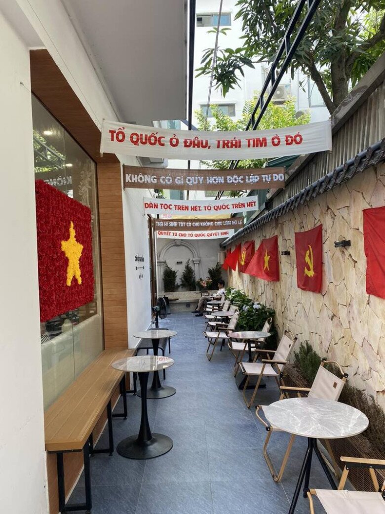 6 quán cafe rực rỡ cờ hoa dịp Quốc khánh 2/9: Lưu lại ngay để tranh thủ &#34;check-in&#34; trước khi đông nghịt khách! - 2