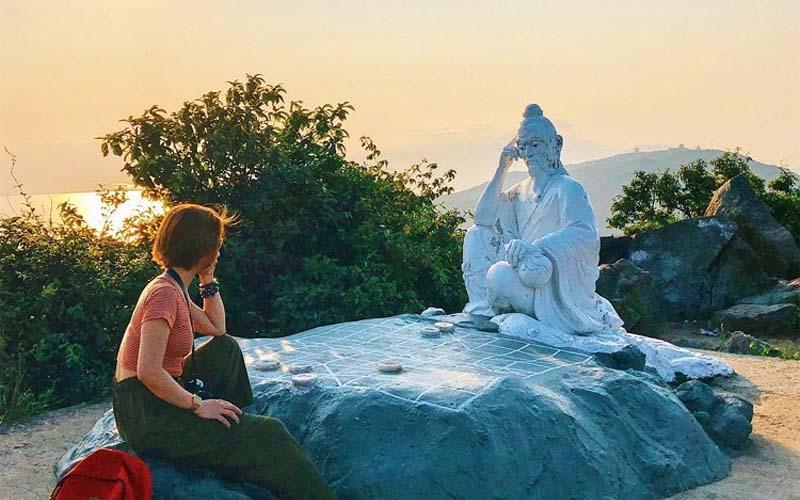 Khám phá &#34;nóc nhà của Đà Nẵng”, ngắm hoàng hôn cực đẹp, là nơi tỷ phú thế giới từng ghé thăm, ngồi thiền thưởng thức trà cùng bạn gái - 3