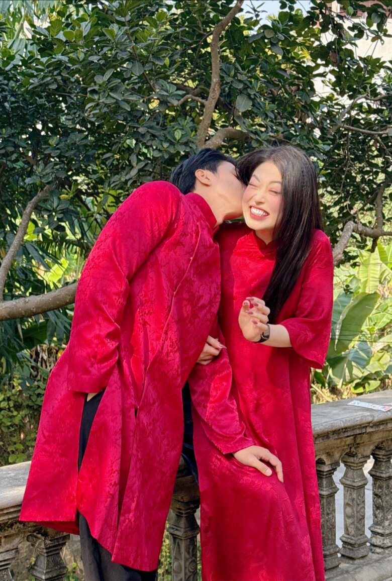 Á hậu Phương Nga vướng nghi vấn mang thai con đầu lòng, em chồng liền đăng video thay lời Bình An - 8