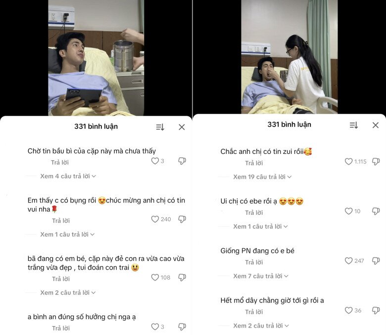 Á hậu Phương Nga vướng nghi vấn mang thai con đầu lòng, em chồng liền đăng video thay lời Bình An - 2